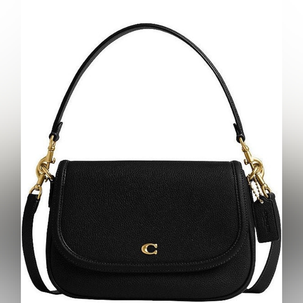 Coach Legacy Black Leather Shoulder Bag